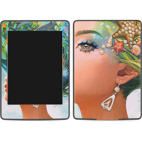 Mermaid with Sea Stars in Her Hair by Ivy Dolamore Amazon Kindle Skin